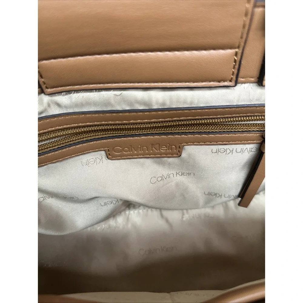 Calvin Klein Jade Tailored‎ Satchel Designer Woman's Handbag WOW!